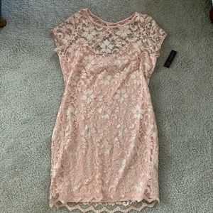 Baby Pink Lace Dress XL
